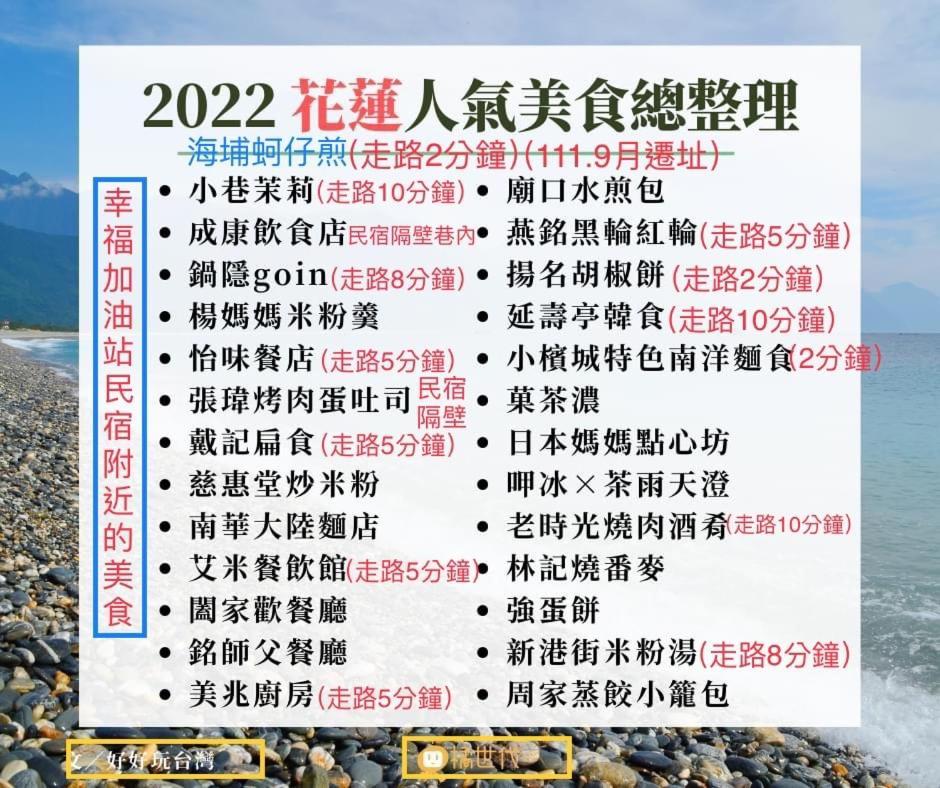 幸福加油站電梯民宿 -近東大門夜市 Kota Hualien Bagian luar foto